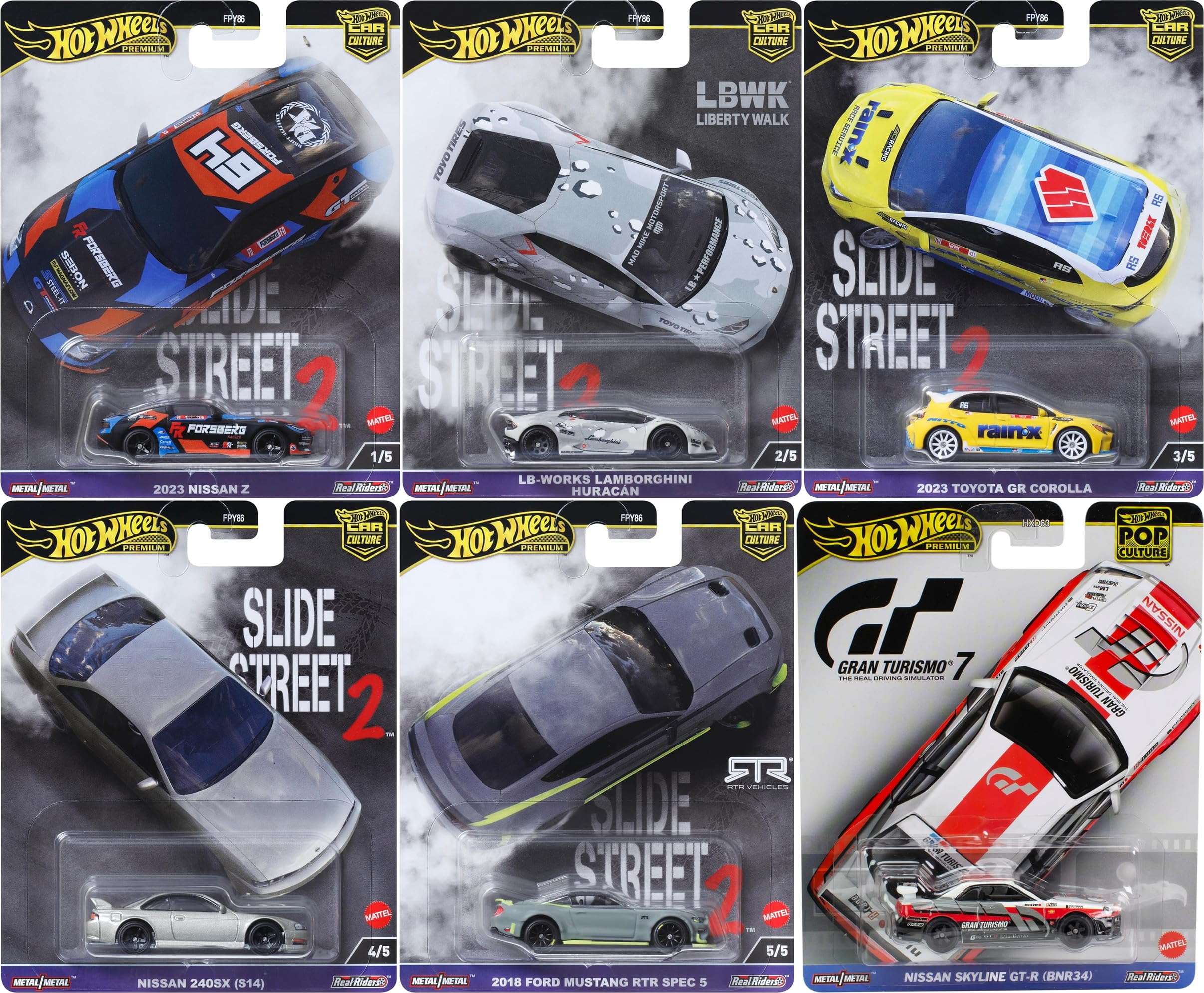 ホットウィール ポップカルチャー グランツー R34 240Z 10台 ホットウィール ポップカルチャー グランツー R34 240Z 10台